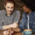 Trusted friend offering support for survivors of domestic violence in a safe setting