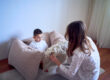 Caregiver creating a safe environment for children after domestic violence